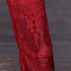 Seven 'til Midnight Lace And Mesh Bra And Pant Set