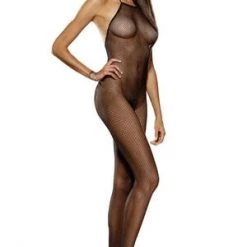Dreamgirl Hosiery Seamless Fishnet Bodystocking