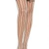Elegant Moments Pin Striped Thigh Highs Hosiery
