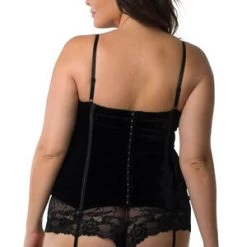 Velvet Kitten Plus Seductive Velvet Corset Plus Size