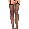 Leg Avenue Lace Garterbelt & Stockings Hosiery