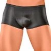 Male Power Black Smooth Satin Pouch Brief Men's