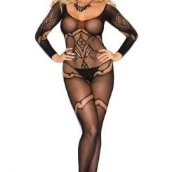 Elegant Moments Plus Size Queen Fool For U Bodystocking