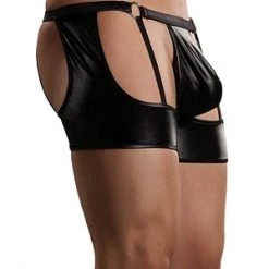 Male Power Garter Short With Rings