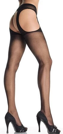 Leg Avenue Hosiery Sheer Suspender Pantyhose 1 Leg Avenue Hosiery Sheer Suspender Pantyhose