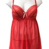 Velvet Kitten Clearance Plus Lace Talk Babydoll