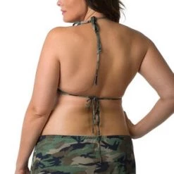 Velvet Kitten Plus Camo Kink Crop Halter Set