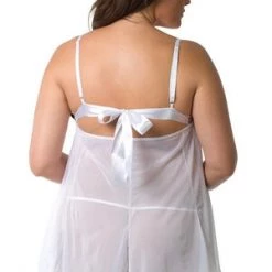 Velvet Kitten Plus White Simple Pleasure Babydoll 9 Velvet Kitten Plus White Simple Pleasure Babydoll