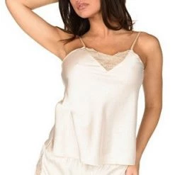 Velvet Kitten Clearance Ivory Sensual Satin Cami Set 6 Velvet Kitten Clearance Ivory Sensual Satin Cami Set