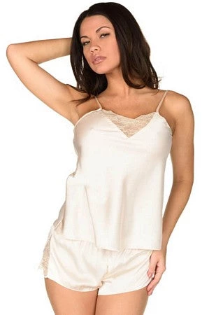 Velvet Kitten Clearance Ivory Sensual Satin Cami Set 2 Velvet Kitten Clearance Ivory Sensual Satin Cami Set