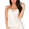 Velvet Kitten Clearance Ivory Sensual Satin Cami Set