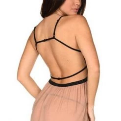 Velvet Kitten Nude Seduction Chemise Set