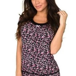 Velvet Kitten Black Simply Me Short Set Lingerie