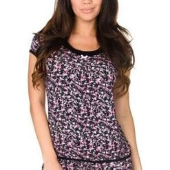 Velvet Kitten Black Simply Me Short Set Lingerie