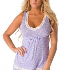Velvet Kitten Trending Sellers Lavender Fields Short PJ Set