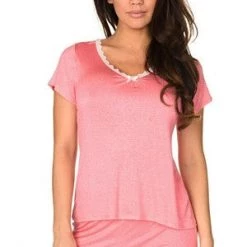 Velvet Kitten Pink With Love Short Set Lingerie