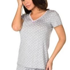 Velvet Kitten With Love Short PJ Set