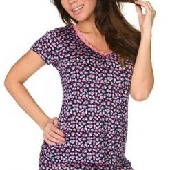 Velvet Kitten Lingerie Trimmed With Love PJ Set