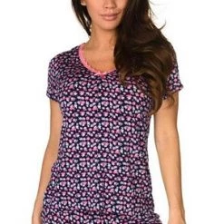 Velvet Kitten Lingerie Trimmed With Love PJ Set