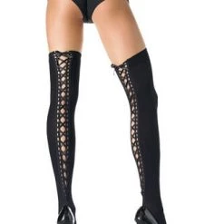 Leg Avenue Best Gifts Under $25 Thigh Highs With Satin Lace-Up Back