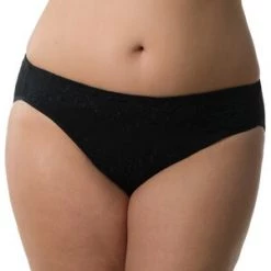 Velvet Kitten Clearance Plus Black Fancy Brief