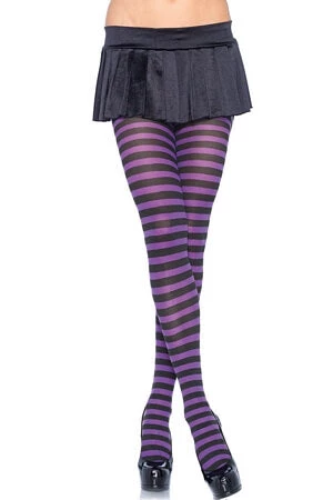 Leg Avenue Diva Nylon Striped Tights Plus Size Hosiery 1 Leg Avenue Diva Nylon Striped Tights Plus Size Hosiery