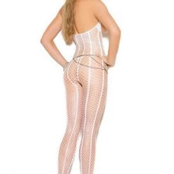 Elegant Moments Pure Perfection Crotchless Bodystocking
