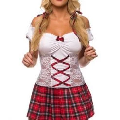 Velvet Kitten Study Partner School Girl Costume