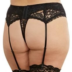 Dreamgirl Queen Sultry Nights Garter Belt Plus Size