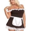 Elegant Moments Plus Size Costumes Diva French Maid Costume
