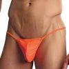 Male Power Men's Orange Euro Male G-String