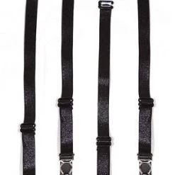 LingerieDiva Black Essential Garter Straps