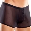 Male Power Black Plus Size Pouch Short