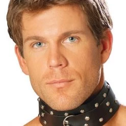 Elegant Moments Tough Leather Collar Men's