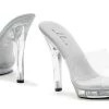 Ellie Shoes 5 Inch Clear Vanity Heels Accessories