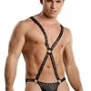 Male Power Studded Suspender Pouch Men's