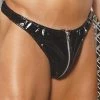 Elegant Moments Men's Sleek Men’s Vinyl Thong