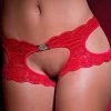 Body Zone Red Lace Sweet Seat Short Trending Sellers