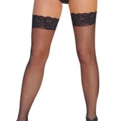 Dreamgirl Lace Top Fishnets