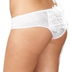 Dreamgirl Diva Open Crotch Lace Shorts Plus Size