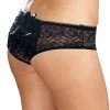 Dreamgirl Diva Open Crotch Lace Shorts Plus Size