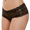 Dreamgirl Black Floral Lace Panty