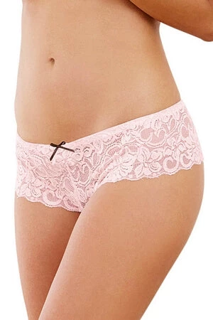 Dreamgirl Vintage Pink Lace Crotchless Boyshort 1 Dreamgirl Vintage Pink Lace Crotchless Boyshort