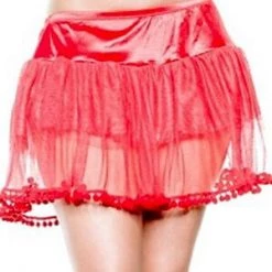 Seven 'til Midnight Diva Red Pompom Petticoat $9.99 Costumes