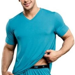 Male Power Clearance Teal Bamboo T-Shirt