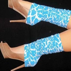 Espiral Leggings Turquoise Leg Warmers
