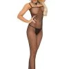 Elegant Moments Sexy & Seamless Fishnet Body Stocking