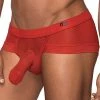 Male Power Red Micro Mini Hose Short Men's