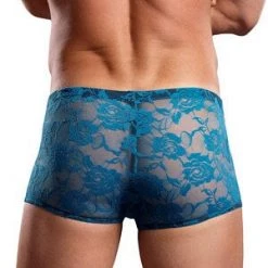 Male Power Neon Lace Mini Short