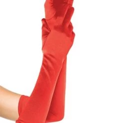 Leg Avenue Extra Long Satin Gloves Bunny
